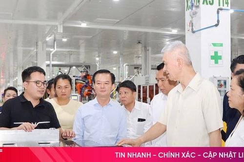 Đoàn đại biểu cấp cao Thủ đô Viêng Chăn tham quan Khu kinh tế Vũng Áng