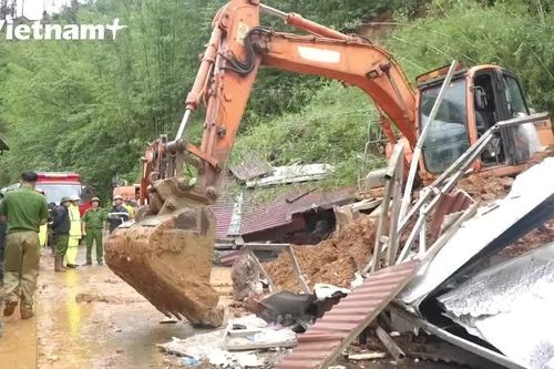 Lào Cai: Hiện trường vụ sạt lở đất khiến 1 người tử vong tại Sa Pa