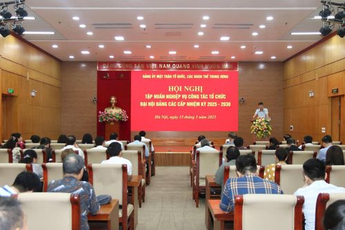 Tổ chức Đại hội đại biểu Đảng bộ MTTQ, các đoàn thể Trung ương trước 31/10/2025