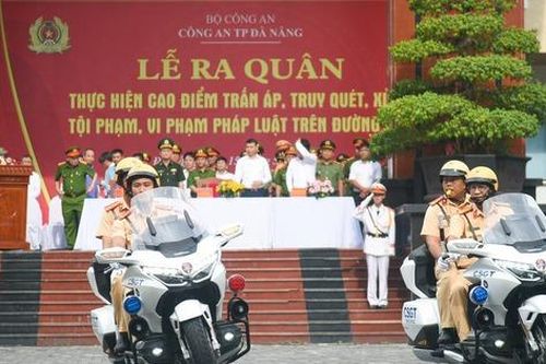 Đà Nẵng ra quân cao điểm trấn áp tội phạm