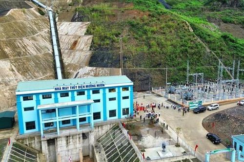 Nhà máy thủy điện Mường Mươn chính thức phát điện thương mại