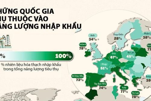 Những nền kinh tế phụ thuộc vào năng lượng nhập khẩu