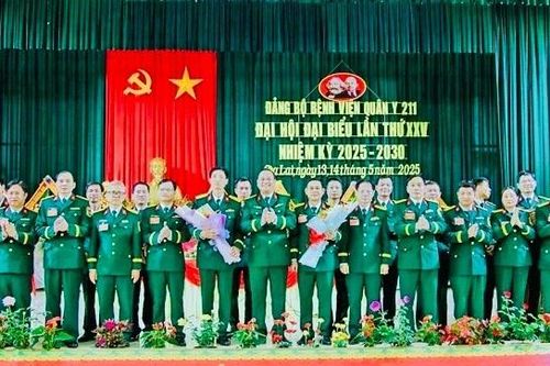 Bệnh viện Quân y 211 tổ chức thành công Đại hội đại biểu Đảng bộ lần thứ XXV