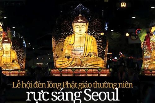 Lễ hội đèn lồng Phật giáo thường niên rực sáng Seoul