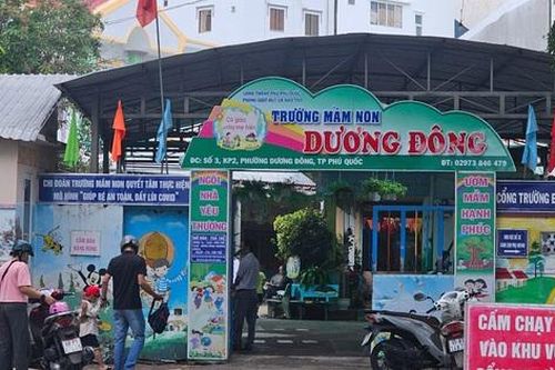 Kiên Giang: Kỷ luật ban giám hiệu trường mầm non ở Phú Quốc có giáo viên đánh học sinh