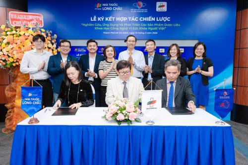Long Châu hợp tác phát triển dược phẩm cùng Viện Công nghệ Tiên tiến