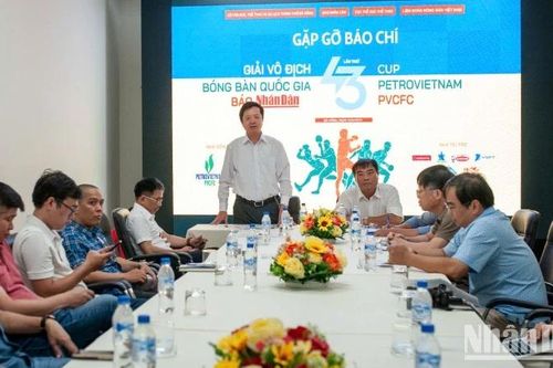 'Trung tâm tin tức trực tuyến'- cầu nối truyền thông cho Giải vô địch bóng bàn quốc gia Báo Nhân Dân