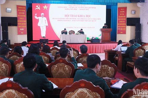 Phát huy di sản giáo dục Hồ Chí Minh trong đổi mới giáo dục-đào tạo ở Học viện Lục quân