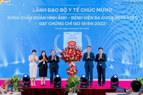 Bệnh viện đầu tiên đạt tiêu chuẩn chứng chỉ chất lượng ISO 15189:2022 trong chẩn đoán hình ảnh