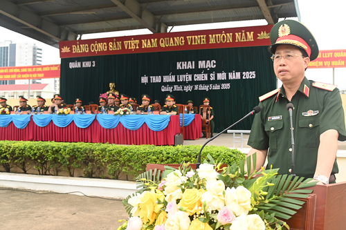 Quân khu 3: Khai mạc Hội thao huấn luyện chiến sĩ mới năm 2025