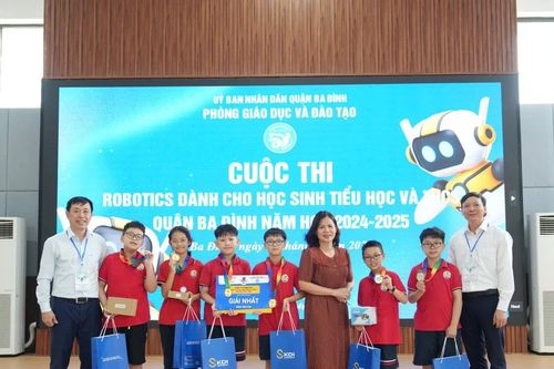 Học sinh thỏa sức sáng tạo, đam mê khoa học tại cuộc thi Robotics