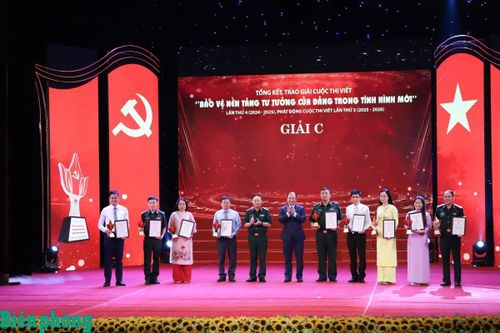 Báo Biên phòng đoạt giải C Cuộc thi viết 'Bảo vệ nền tảng tư tưởng của Đảng trong tình hình mới' lần thứ 4