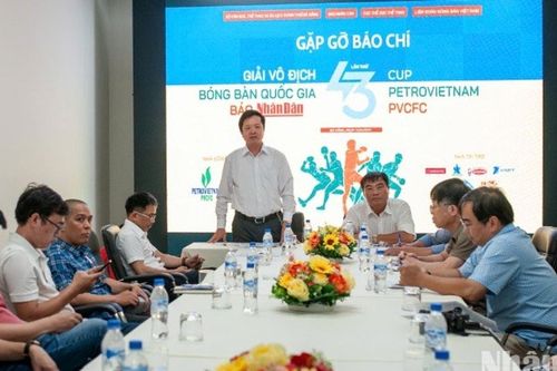 Sẵn sàng cho Giải vô địch Bóng bàn quốc gia Báo Nhân Dân lần thứ 43 với quy mô kỷ lục