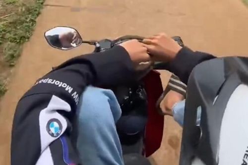 Đắk Lắk: Xác minh clip lái xe máy bằng chân đăng trên facebook 'Cậu Cả'