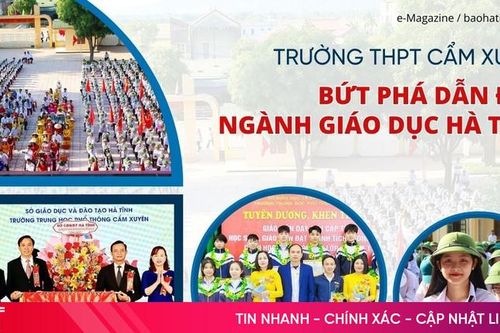Trường THPT Cẩm Xuyên bứt phá dẫn đầu ngành Giáo dục Hà Tĩnh