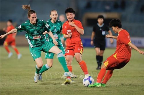 Giao hữu bóng đá quốc tế: Đội tuyển nữ Việt Nam thua 1-4 trước Câu lạc bộ nữ Werder Bremen