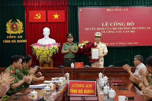 Bí thư Huyện ủy được bổ nhiệm làm Phó Giám đốc Công an tỉnh Hà Giang