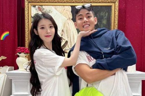 Rộ tin đồn hẹn hò giữa V (BTS) và IU