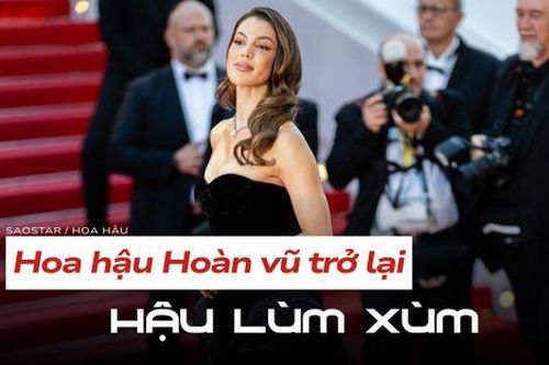 Hoa hậu Hoàn vũ lộ diện tại Cannes hậu lùm xùm bị bạn trai tỷ phú bạo hành
