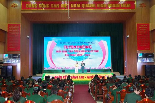 Tuyên dương điển hình tiên tiến phụ nữ lực lượng vũ trang tỉnh giai đoạn 2020-2025