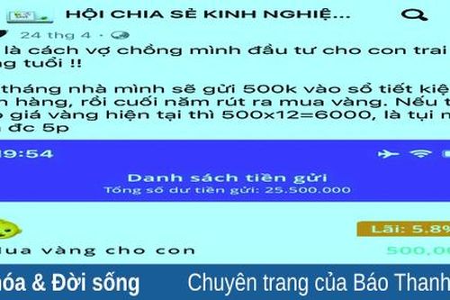 Tiết kiệm 'ồn ào'