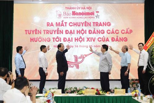 Báo Hànôịmới ra mắt Chuyên trang đặc biệt tuyên truyền về 'Đại hội Đảng các cấp hướng tới Đại hội XIV của Đảng'