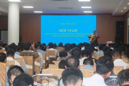 Gặp mặt chức sắc, chức việc, người đại diện các điểm nhóm Tin lành trên địa bàn tỉnh Lào Cai