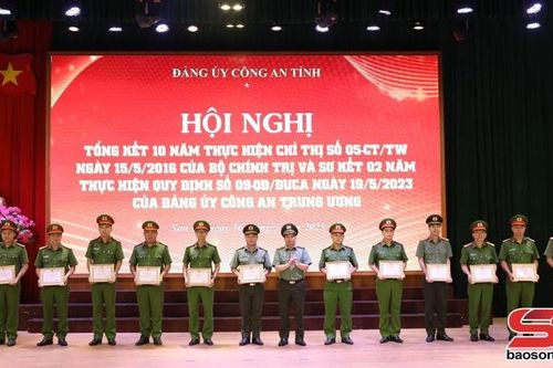 Đảng ủy Công an tỉnh tổng kết 10 năm thực hiện Chỉ thị 05-CT/TW