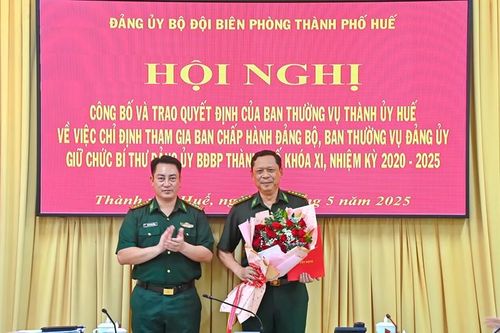 Đại tá Cà Văn Lập giữ chức Bí thư Đảng ủy Bộ đội Biên phòng thành phố