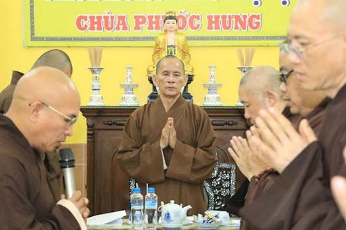 Đồng Tháp: Hòa thượng Thích Thiện Thống họp và chỉ đạo công tác chuẩn bị tổ chức Đại giới đàn Thiện Huệ