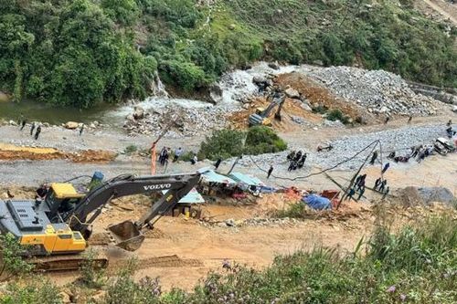 Lai Châu: 5 người tử vong do sạt lở đất tại thủy điện Tả Páo Hồ