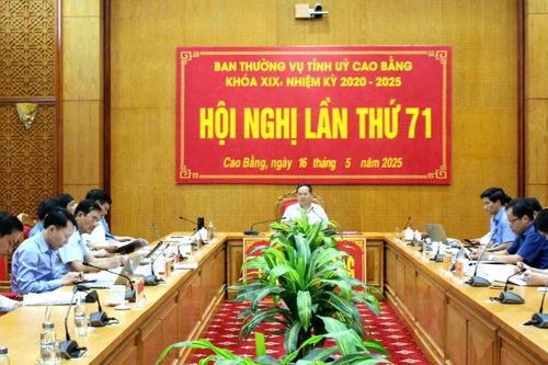 Hội nghị Ban Thường vụ Tỉnh ủy lần thứ 71