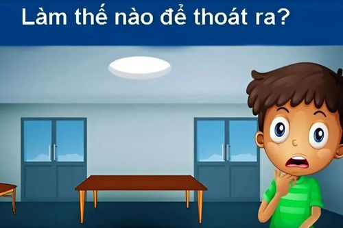Tìm cách để bạn nam thoát ra khỏi căn phòng an toàn?