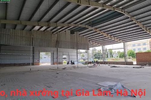 Kho, nhà xưởng tại Gia Lâm, Hà Nội được rao bán nhiều gây sự chú ý