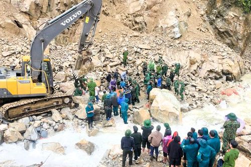 Vụ sạt lở công trình thủy điện ở Lai Châu: tìm thấy 3 thi thể nạn nhân
