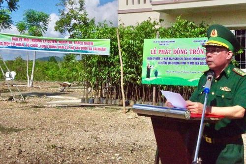 Đắk Lắk trồng hơn 5.000 cây xanh ở khu vực biên giới
