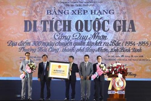 Cảng Quy Nhơn - địa điểm 300 ngày chuyển quân tập kết ra Bắc được công nhận Di tích quốc gia
