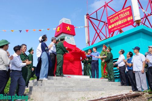 Bình Thuận: Khánh thành công trình tôn tạo Điểm Mốc cơ sở A6 trên đảo Hòn Hải