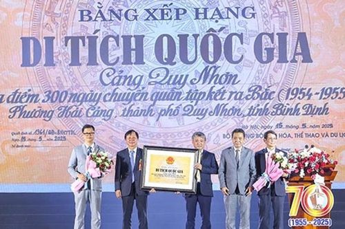 Cảng Quy Nhơn - địa điểm 300 ngày chuyển quân tập kết ra Bắc là di tích quốc gia