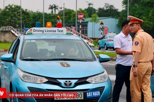 238 thí sinh đầu tiên thi sát hạch lái xe do Công an Thái Nguyên tổ chức