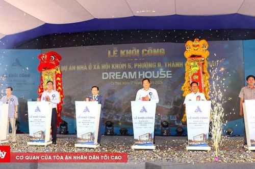 Khởi công xây dựng 945 căn nhà ở xã hội cho đối tượng thu nhập thấp