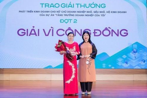Hỗ trợ phụ nữ phát triển kinh tế tư nhân thông qua giải thưởng phát triển kinh doanh