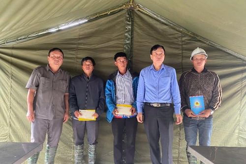 Lai Châu hỗ trợ các nạn nhân bị sạt lở đất tại công trường thủy điện Tả Páo Hồ 1A