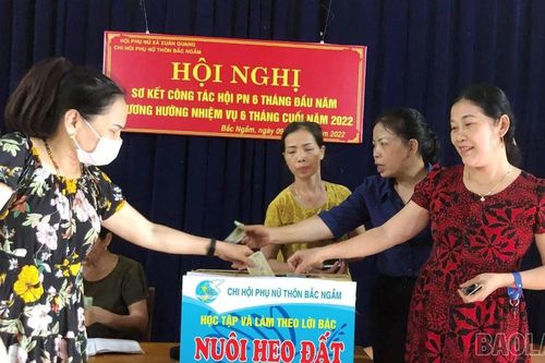 Các cấp hội phụ nữ triển khai nhiều hoạt động, mô hình học Bác