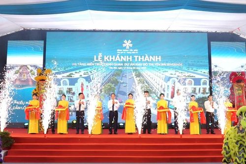 KHÁNH THÀNH HẠ TẦNG KỸ THUẬT CẢNH QUAN KIẾN TRÚC DỰ ÁN KHU ĐÔ THỊ YÊN BÁI RIVERSIDE