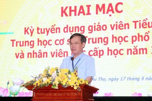Khai mạc kỳ tuyển dụng giáo viên Tiểu học, THCS, THPT, nhân viên các cấp học