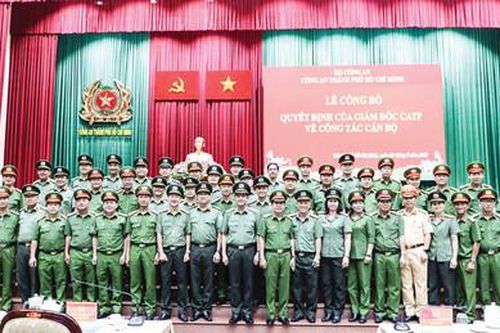 Phòng Tổ chức cán bộ Công an TPHCM: 50 năm một chặng đường vẻ vang