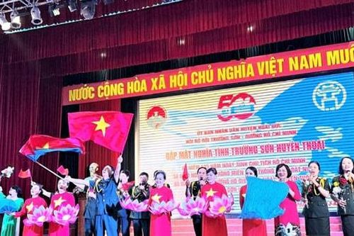 Hội Bộ đội Trường Sơn - Đường Hồ Chí Minh huyện Hoài Đức gặp mặt truyền thống