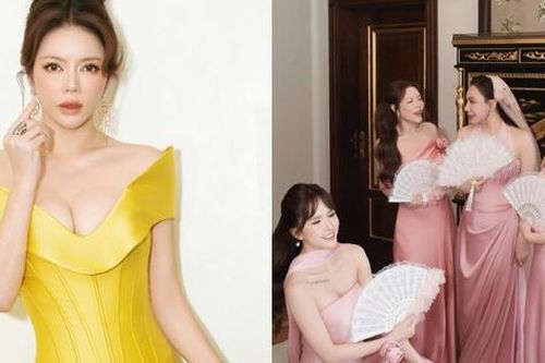 Sắc vóc 'nữ đại gia' Vbiz sở hữu bộ kim cương khủng vừa nhận được hoa cưới trong hôn lễ Hồ Quỳnh Hương