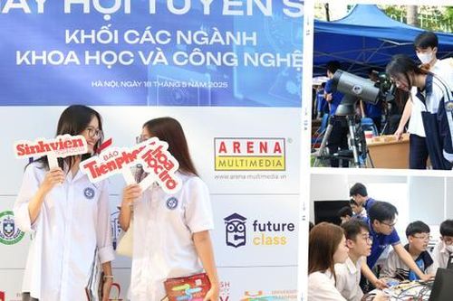 Ngày hội tuyển sinh khối các ngành Khoa học và Công nghệ: Teen đi đến đâu 'wow' đến đó